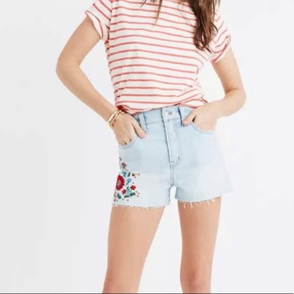 Madewell Embroidered Short!! - Picture 2 of 7